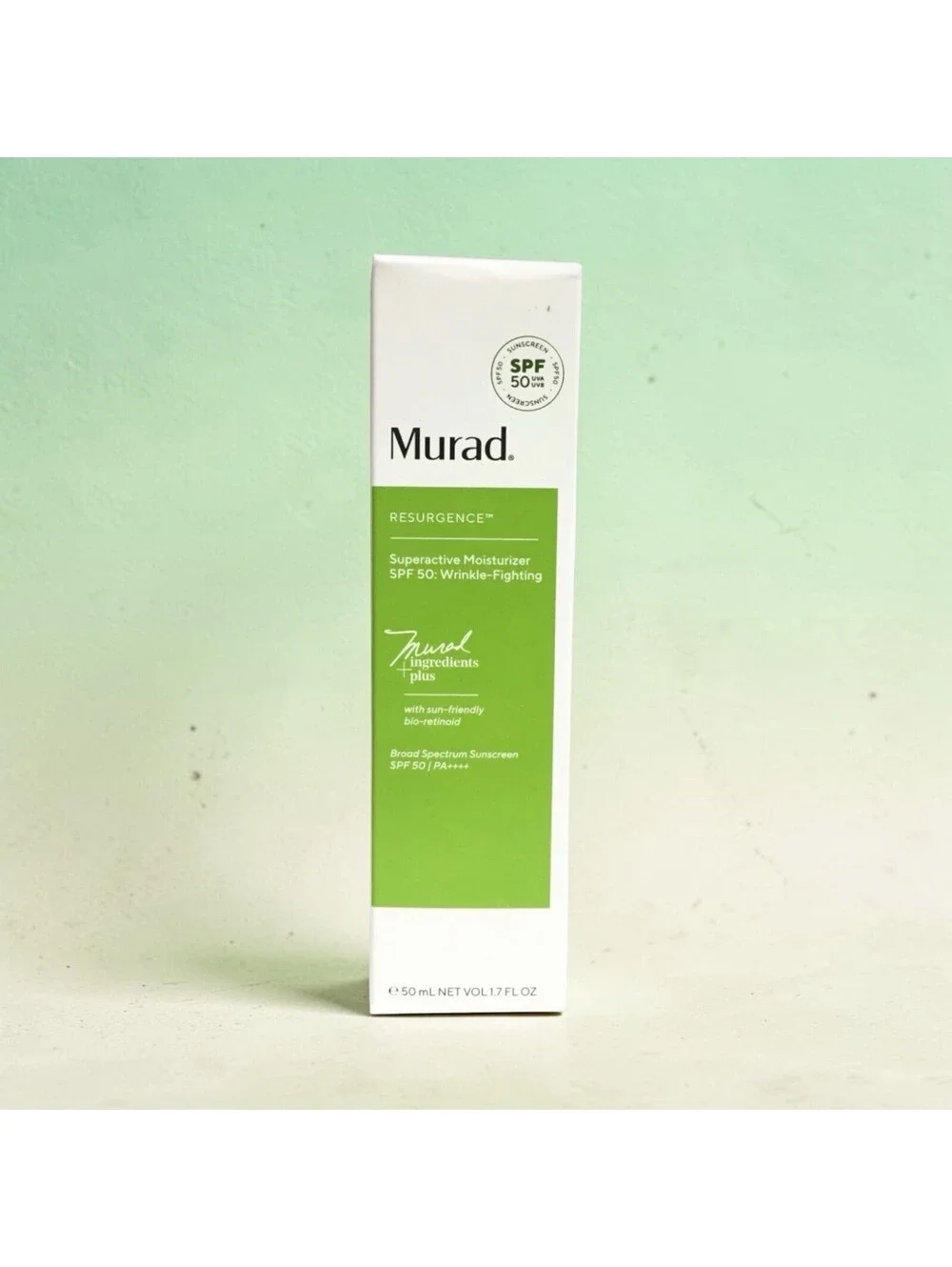 Murad Superactive Moisturizer SPF 50: Wrinkle-Fighting 1.7 fl oz exp 12/2026 NIB